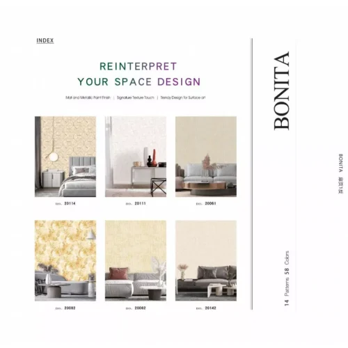 BONITA Wallpaper Vinyl Dinding Motif
