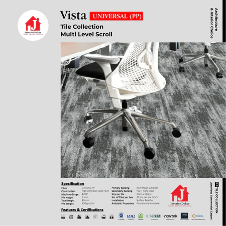 Karpet Tile Vista | Karpet Kantor Isi 20 pcs per box