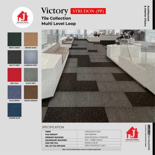 Karpet Tile Victory | Karpet 50 x 50 cm