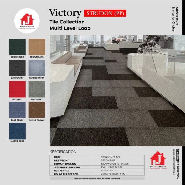 Victory Karpet Tile Victory | Karpet 50 x 50 cm