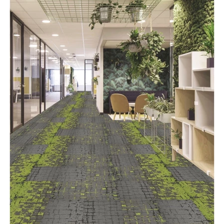 Eco Plus ColorPoint Tiles Karpet untuk Kantor