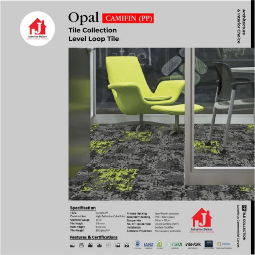Opal Colorpoint Carpet Tiles per Box