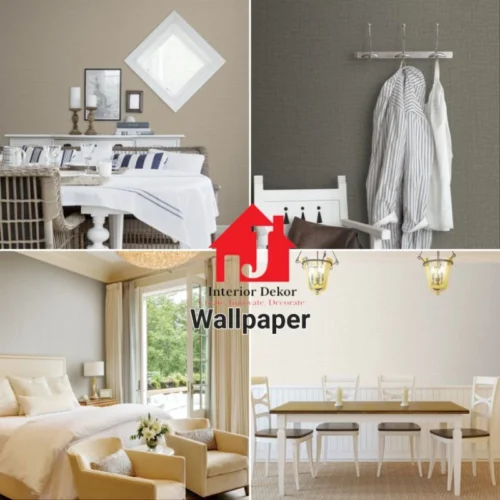 Wallpaper Dinding Elegan Plain Artist Rainbow Jdekor