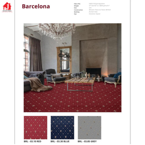 Karpet Barcelona | Karpet Meteran | Harga Adalah Per Meter Lari