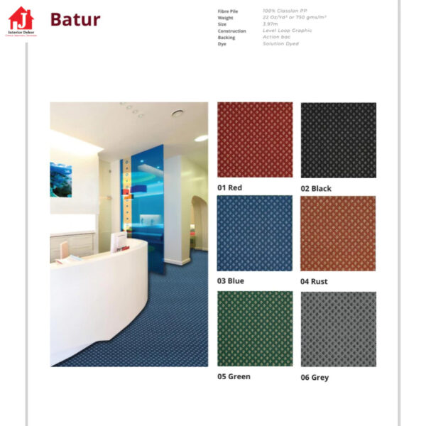 Batur Karpet Batur | Karpet Meteran | Harga Adalah Per Meter Lari