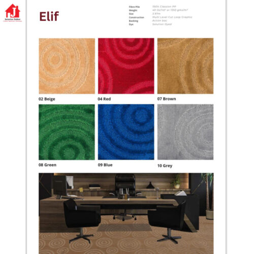 ELIF Karpet Elif | Karpet Meteran | Harga Adalah Per Meter Lari