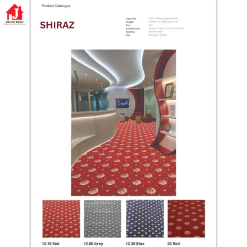 SHIRAZ Karpet Shiraz | Karpet Meteran | Harga Adalah Per Meter Lari