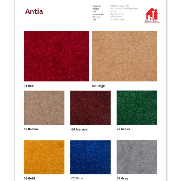aNTIA Karpet Antia | Karpet Meteran | Harga Adalah Per Meter Lari